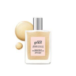 philosophy Amazing Grace Luminous Body Oil FULL SIZE 4 Oz. NEW IN SEALED BOX!